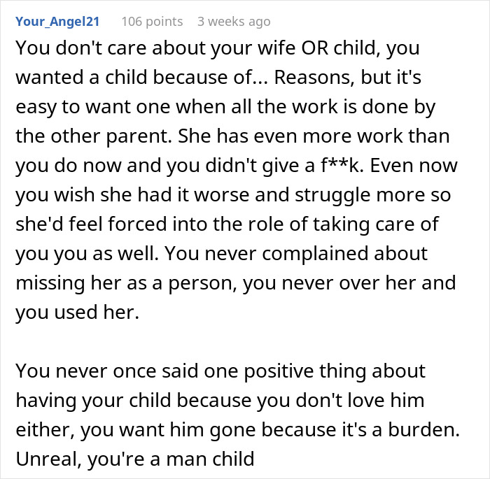 “I Messed Up”: Man Convinced Wife’s Life Would Be Harder Without Him, But It’s The Other Way Around “I Messed Up”: Man Convinced Wife’s Life Would Be Harder Without Him, But It’s The Other Way Around