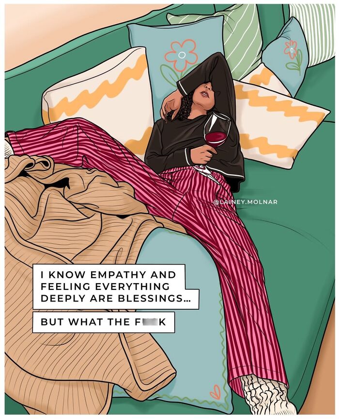 Artist Highlights Femininity And Societal Pressures In 21 Powerful New Comics