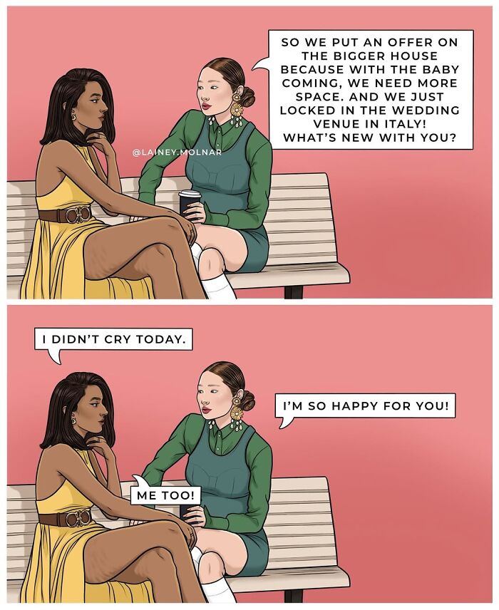 Artist Highlights Femininity And Societal Pressures In 21 Powerful New Comics