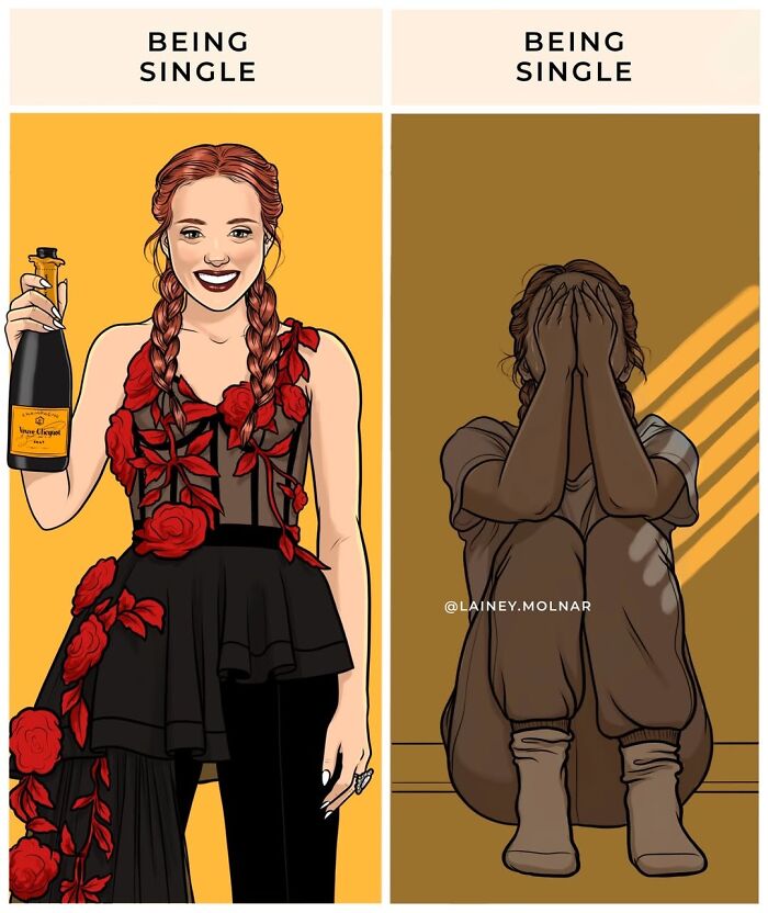 Artist Highlights Femininity And Societal Pressures In 21 Powerful New Comics