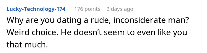 Guy Pays 50% For Meals And Groceries, GF Annoyed That He Hogs Up Her Share Of The Food As Well