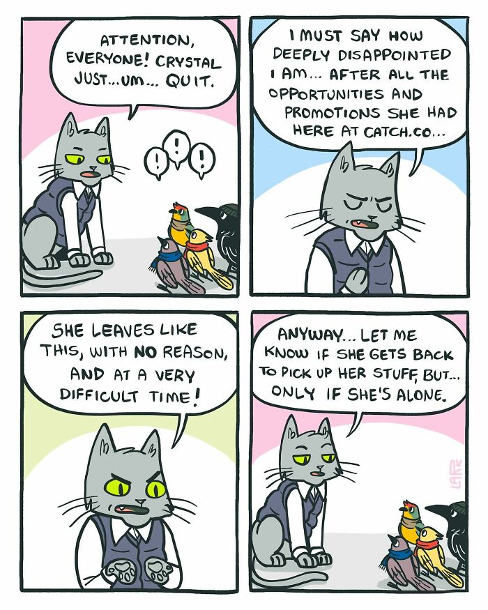 More Meetings, More Deadlines, More Cat Boss Energy: 60 New Comics By Artist Lark