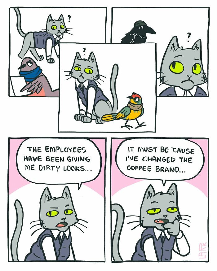 More Meetings, More Deadlines, More Cat Boss Energy: 60 New Comics By Artist Lark