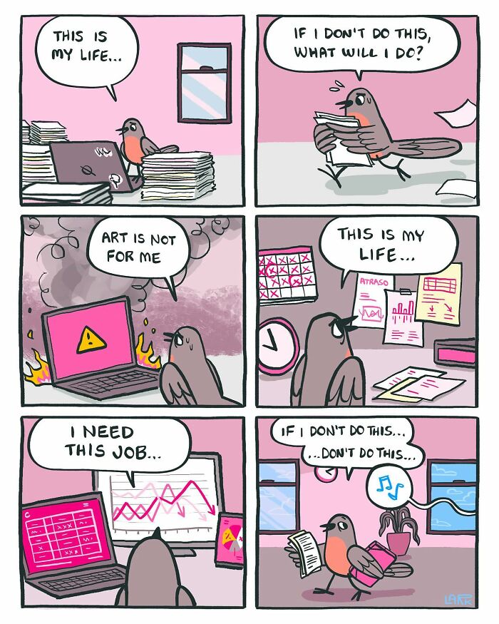 More Meetings, More Deadlines, More Cat Boss Energy: 60 New Comics By Artist Lark