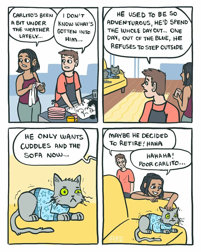 More Meetings, More Deadlines, More Cat Boss Energy: 60 New Comics By Artist Lark