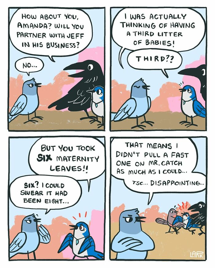 More Meetings, More Deadlines, More Cat Boss Energy: 60 New Comics By Artist Lark