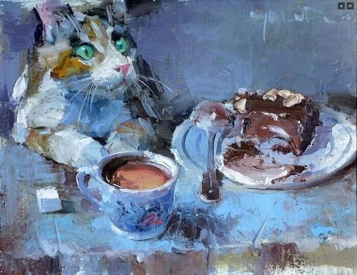 47 Paintings Of Cats Throughout The Years That Prove They Were Always Favorite Art&rsquo;s Subject