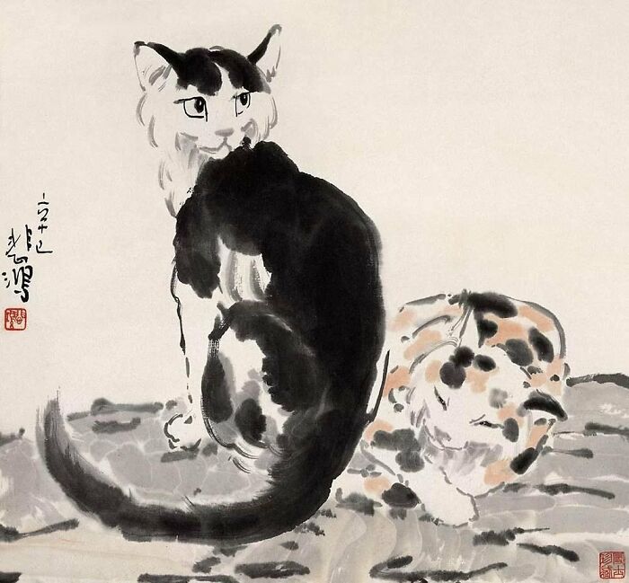 47 Paintings Of Cats Throughout The Years That Prove They Were Always Favorite Art&rsquo;s Subject