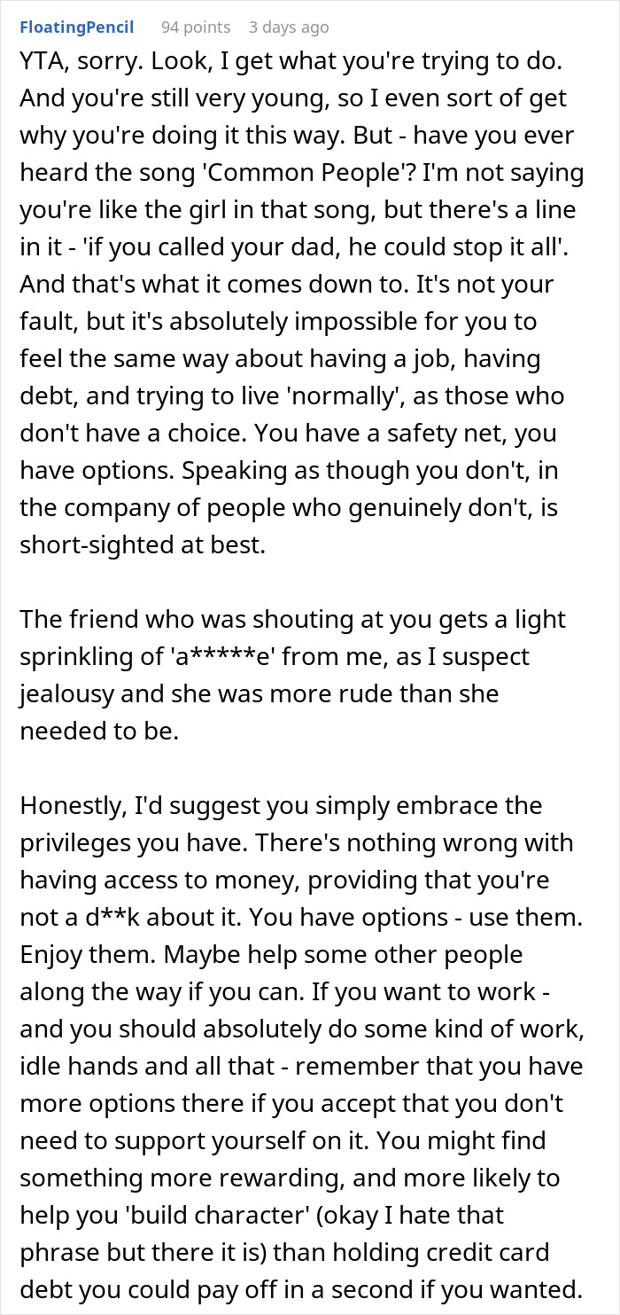 “Check My Privilege”: Woman Who Grew Up Wealthy Fails To Read The Room, Loses Friends In The Process “Check My Privilege”: Woman Who Grew Up Wealthy Fails To Read The Room, Loses Friends In The Process