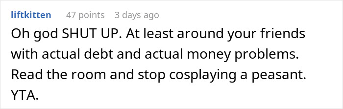 “Check My Privilege”: Woman Who Grew Up Wealthy Fails To Read The Room, Loses Friends In The Process “Check My Privilege”: Woman Who Grew Up Wealthy Fails To Read The Room, Loses Friends In The Process