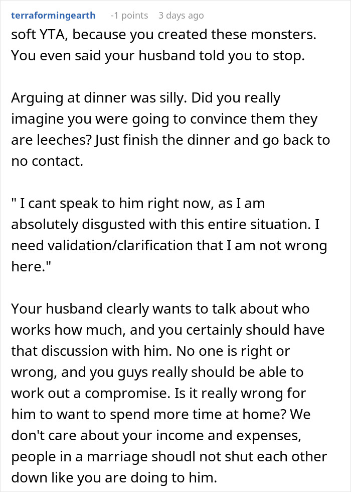 Woman Kicks Husband’s Entitled Family Out After They Call Her Out For Not Having A Job