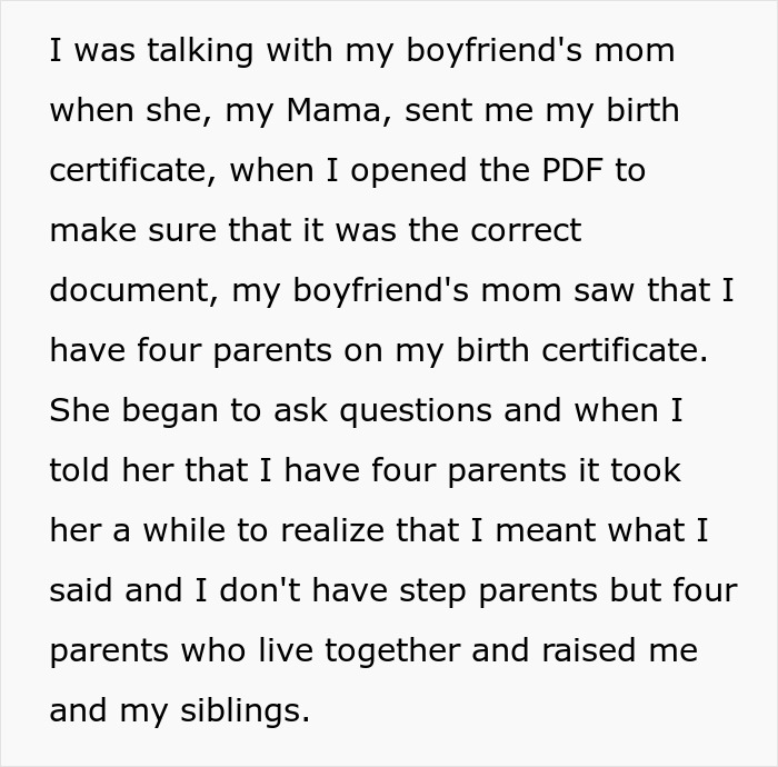 Guy&rsquo;s Mom Finds Out Woman Grew Up In A Polyamorous Family, Notices Boyfriend Pulling Away