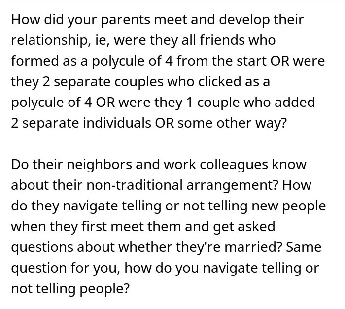 Guy&rsquo;s Mom Finds Out Woman Grew Up In A Polyamorous Family, Notices Boyfriend Pulling Away