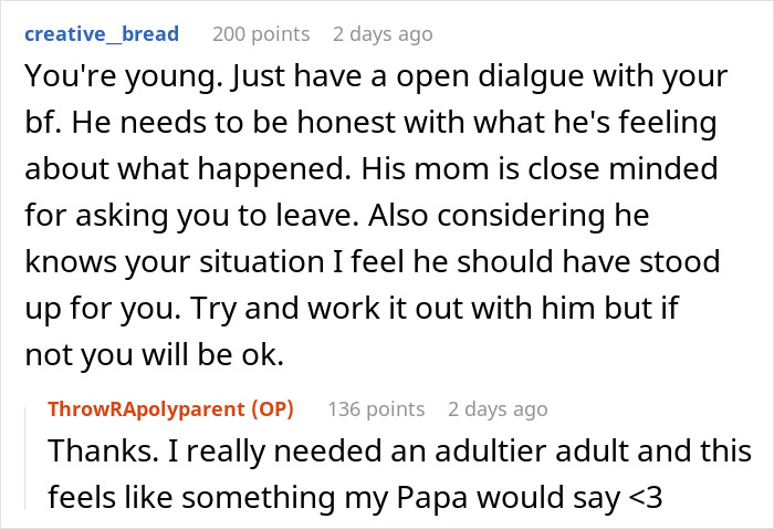 Guy&rsquo;s Mom Finds Out Woman Grew Up In A Polyamorous Family, Notices Boyfriend Pulling Away