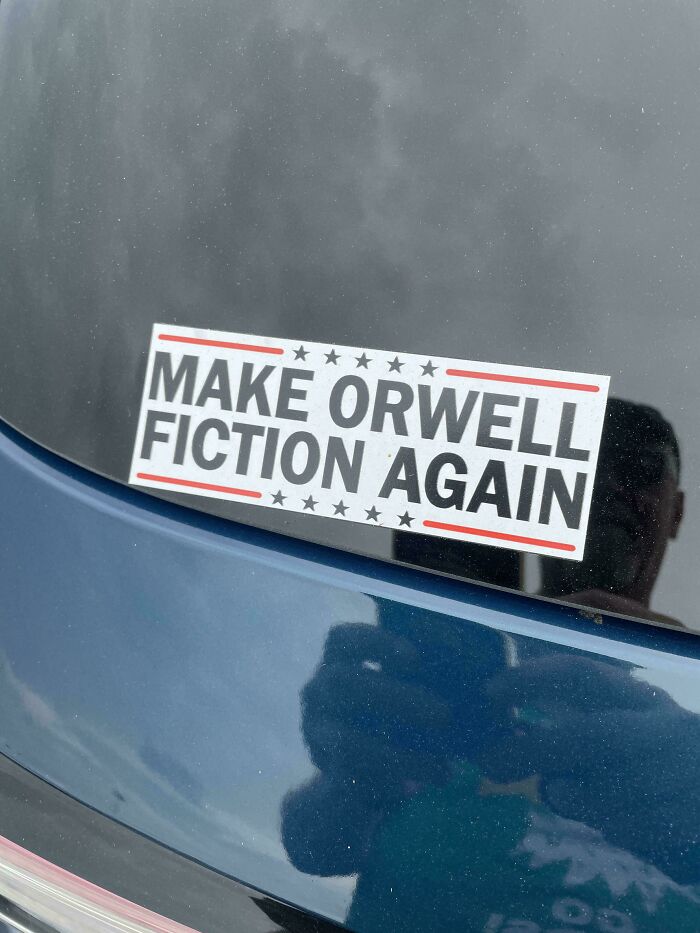 55 Times People Spotted The Most Hilarious And Unhinged Bumper Stickers Ever (New Pics)