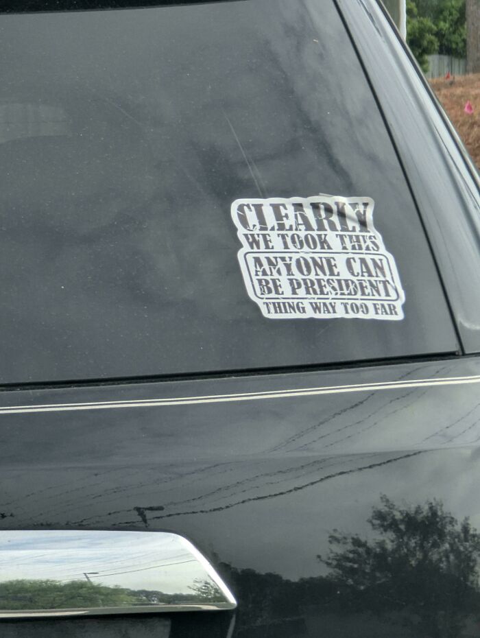 55 Times People Spotted The Most Hilarious And Unhinged Bumper Stickers Ever (New Pics)