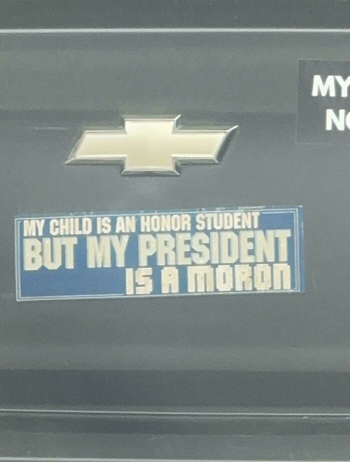 55 Times People Spotted The Most Hilarious And Unhinged Bumper Stickers Ever (New Pics)