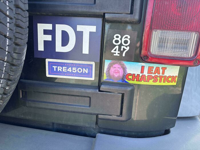 55 Times People Spotted The Most Hilarious And Unhinged Bumper Stickers Ever (New Pics)