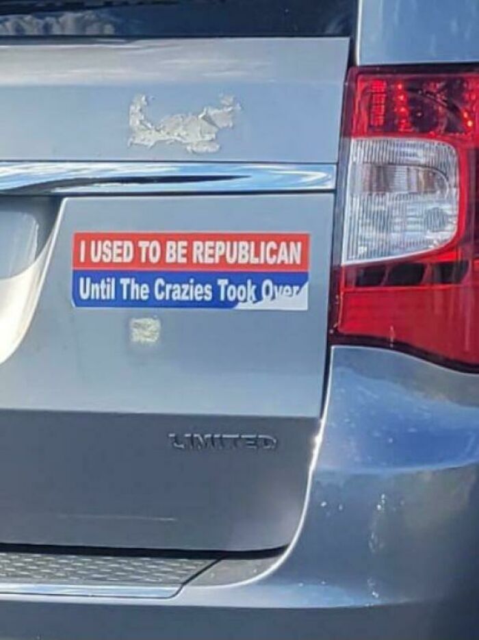 55 Times People Spotted The Most Hilarious And Unhinged Bumper Stickers Ever (New Pics)