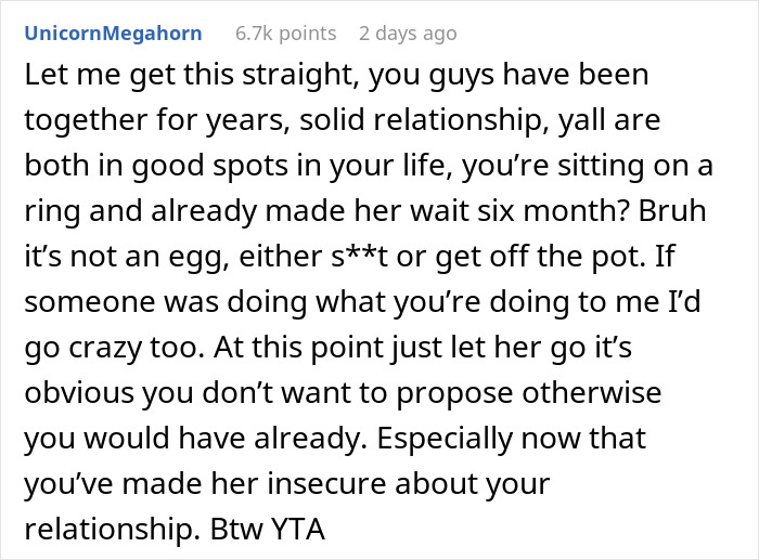 “A Way To Control Her”: Guy Refuses To Propose To His Girlfriend After He Said He Would, Explains Why “A Way To Control Her”: Guy Refuses To Propose To His Girlfriend After He Said He Would, Explains Why