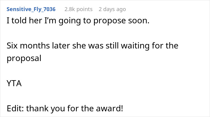 “A Way To Control Her”: Guy Refuses To Propose To His Girlfriend After He Said He Would, Explains Why “A Way To Control Her”: Guy Refuses To Propose To His Girlfriend After He Said He Would, Explains Why