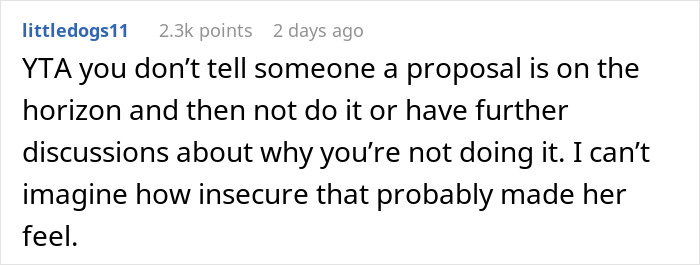 “A Way To Control Her”: Guy Refuses To Propose To His Girlfriend After He Said He Would, Explains Why “A Way To Control Her”: Guy Refuses To Propose To His Girlfriend After He Said He Would, Explains Why