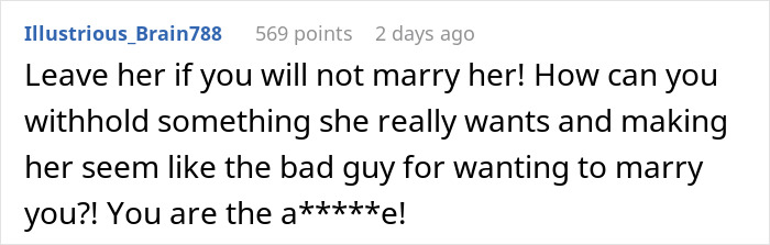 “A Way To Control Her”: Guy Refuses To Propose To His Girlfriend After He Said He Would, Explains Why “A Way To Control Her”: Guy Refuses To Propose To His Girlfriend After He Said He Would, Explains Why