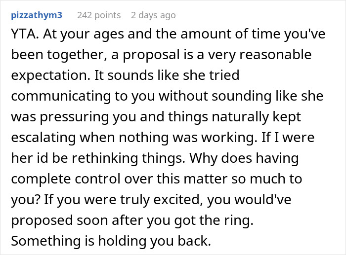 “A Way To Control Her”: Guy Refuses To Propose To His Girlfriend After He Said He Would, Explains Why “A Way To Control Her”: Guy Refuses To Propose To His Girlfriend After He Said He Would, Explains Why