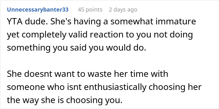 “A Way To Control Her”: Guy Refuses To Propose To His Girlfriend After He Said He Would, Explains Why “A Way To Control Her”: Guy Refuses To Propose To His Girlfriend After He Said He Would, Explains Why
