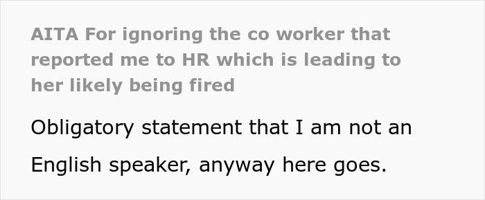 Incompetent New Hire Reports Colleague Over Misread Intentions, Shocked He Won&rsquo;t Help Her Anymore