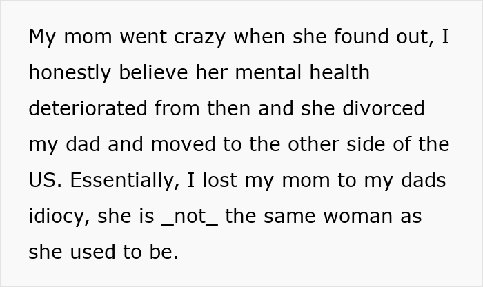 Dad Destroys 30-Year Marriage With Secret Child, Later Demands Son Play Happy Family With Them Dad Destroys 30-Year Marriage With Secret Child, Later Demands Son Play Happy Family With Them