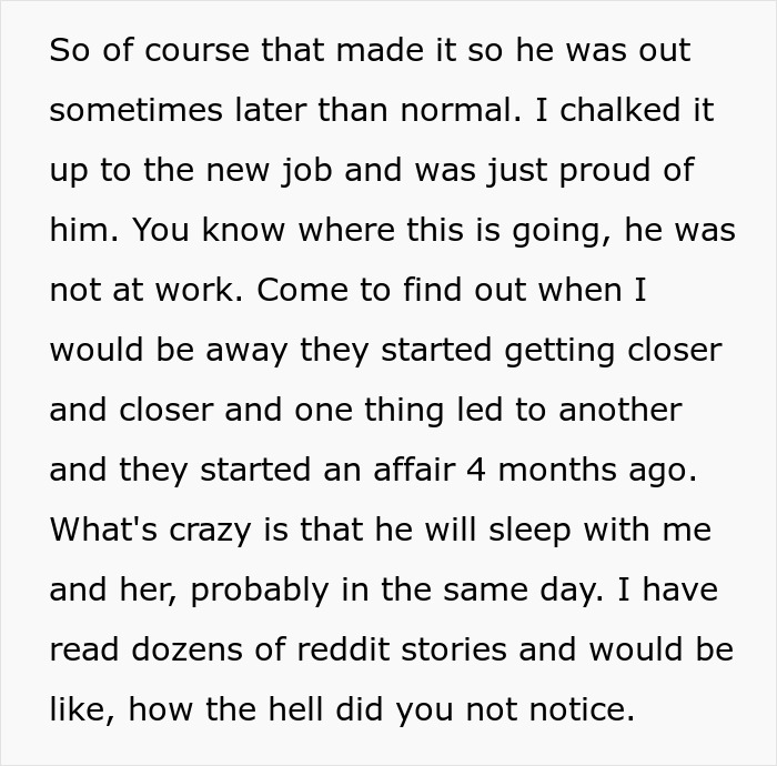 Cheating Hubby Suggests A “Throuple” After Having Affair With Wife’s Bestie For 4 Months, She Walks Cheating Hubby Suggests A “Throuple” After Having Affair With Wife’s Bestie For 4 Months, She Walks