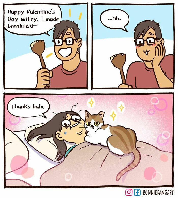 50 Clever Comics By Bonnie Pang That Perfectly Capture Modern Relationships