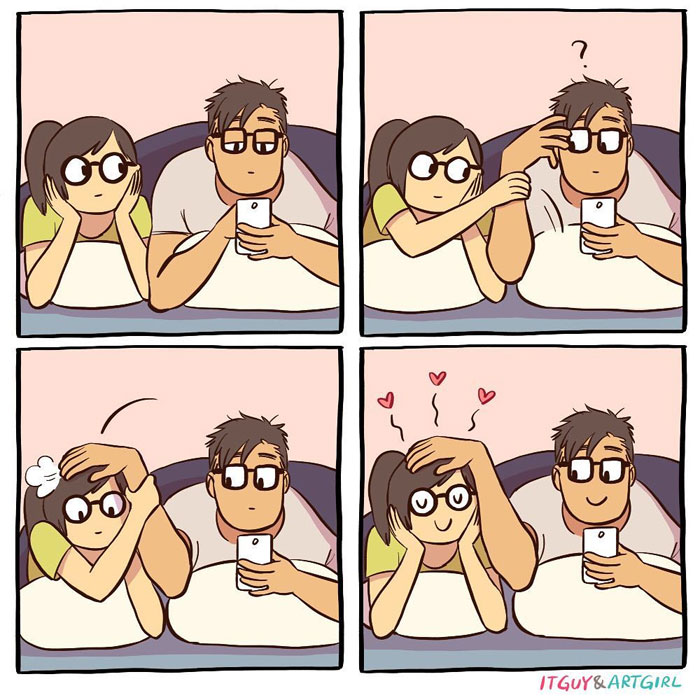 50 Clever Comics By Bonnie Pang That Perfectly Capture Modern Relationships