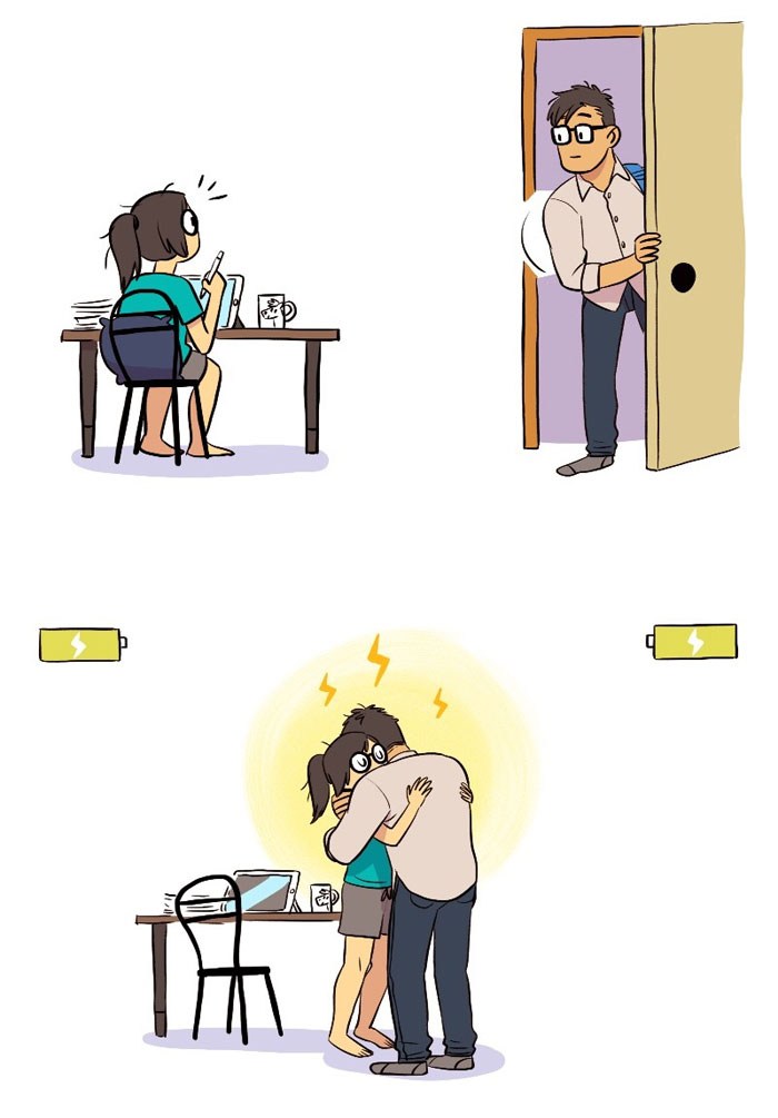 50 Clever Comics By Bonnie Pang That Perfectly Capture Modern Relationships