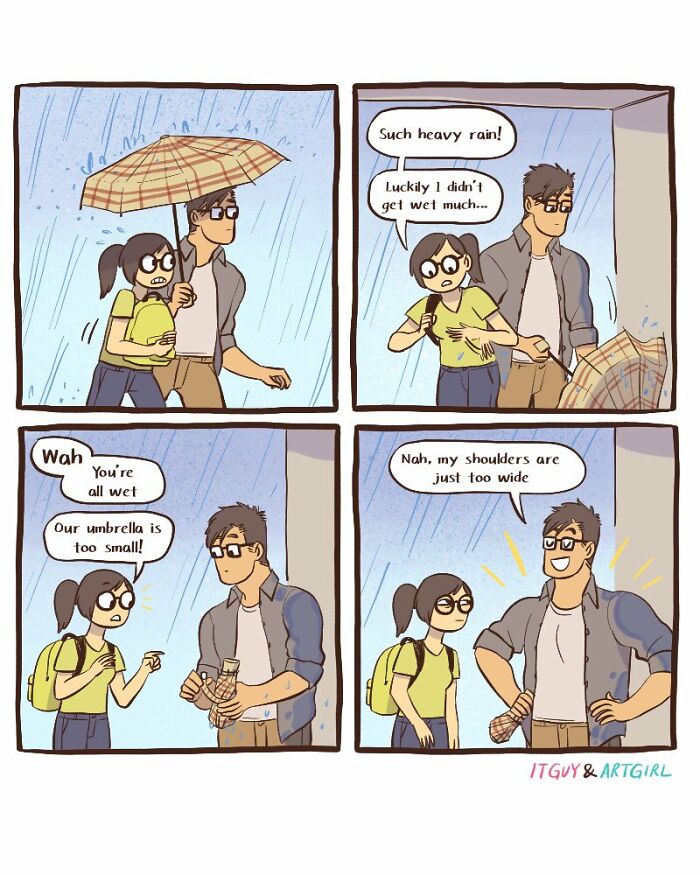 50 Clever Comics By Bonnie Pang That Perfectly Capture Modern Relationships