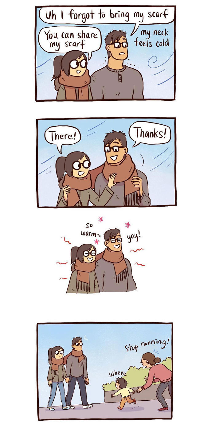 50 Clever Comics By Bonnie Pang That Perfectly Capture Modern Relationships