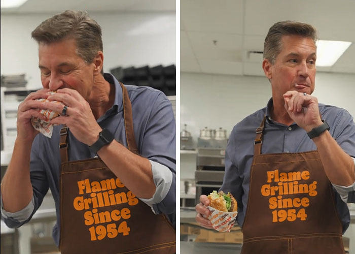 Video Of Burger King Boss Biting Into Whopper Sparks Comparison To McDonald’s CEO’s Viral Disaster Video Of Burger King Boss Biting Into Whopper Sparks Comparison To McDonald’s CEO’s Viral Disaster