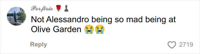 Italian Exchange Student Goes Viral After Host Mom Makes Him Eat At Olive Garden Italian Exchange Student Goes Viral After Host Mom Makes Him Eat At Olive Garden