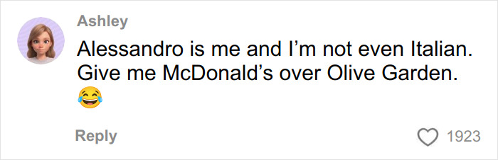 Italian Exchange Student Goes Viral After Host Mom Makes Him Eat At Olive Garden Italian Exchange Student Goes Viral After Host Mom Makes Him Eat At Olive Garden