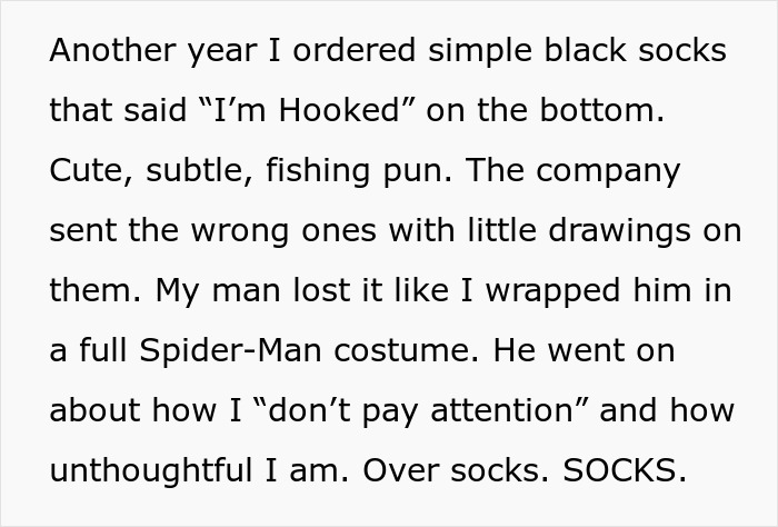 Man Always Finds Something Wrong With Wife’s Gifts, Is Upset She Doesn’t Want To Gift Him Anything Anymore Man Always Finds Something Wrong With Wife’s Gifts, Is Upset She Doesn’t Want To Gift Him Anything Anymore