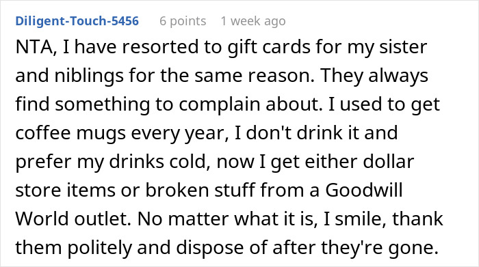 Man Always Finds Something Wrong With Wife’s Gifts, Is Upset She Doesn’t Want To Gift Him Anything Anymore Man Always Finds Something Wrong With Wife’s Gifts, Is Upset She Doesn’t Want To Gift Him Anything Anymore