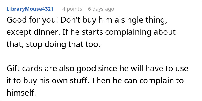 Man Always Finds Something Wrong With Wife’s Gifts, Is Upset She Doesn’t Want To Gift Him Anything Anymore Man Always Finds Something Wrong With Wife’s Gifts, Is Upset She Doesn’t Want To Gift Him Anything Anymore