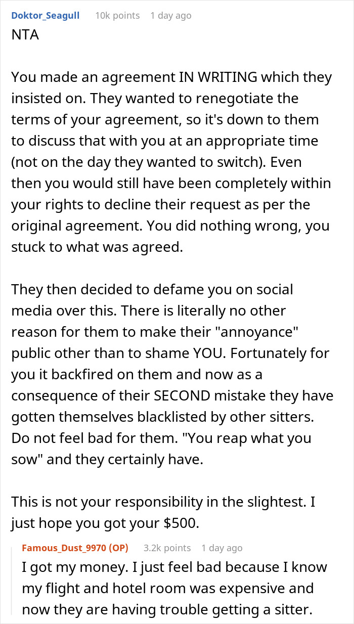 Parents Shame Babysitter Online, She Returns With Receipts And Gets Them Blacklisted Parents Shame Babysitter Online, She Returns With Receipts And Gets Them Blacklisted