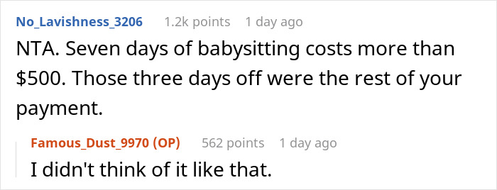 Parents Shame Babysitter Online, She Returns With Receipts And Gets Them Blacklisted Parents Shame Babysitter Online, She Returns With Receipts And Gets Them Blacklisted
