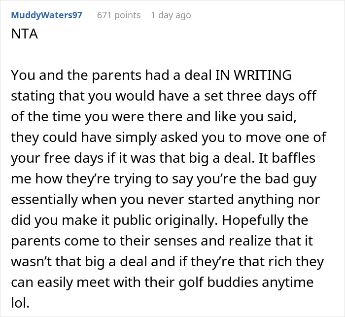 Parents Shame Babysitter Online, She Returns With Receipts And Gets Them Blacklisted Parents Shame Babysitter Online, She Returns With Receipts And Gets Them Blacklisted