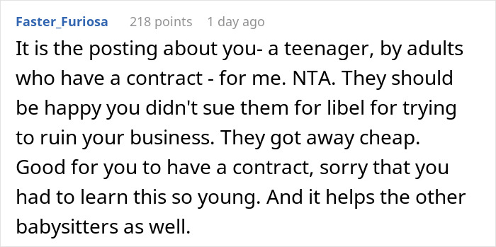 Parents Shame Babysitter Online, She Returns With Receipts And Gets Them Blacklisted Parents Shame Babysitter Online, She Returns With Receipts And Gets Them Blacklisted