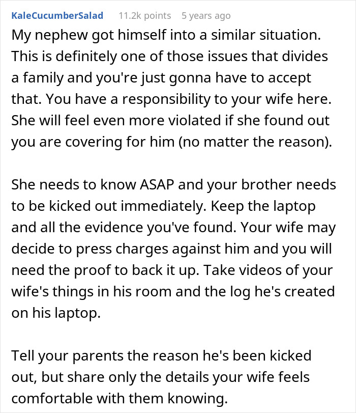 Husband Finds Out Teen Brother Is Stalking And Perving On His Wife: “I Was Too Shell Shocked To Say Anything”