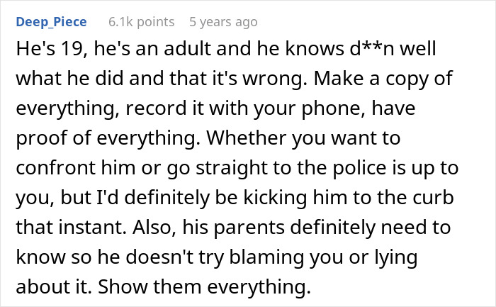 Husband Finds Out Teen Brother Is Stalking And Perving On His Wife: “I Was Too Shell Shocked To Say Anything”