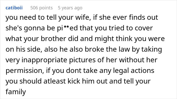 Husband Finds Out Teen Brother Is Stalking And Perving On His Wife: “I Was Too Shell Shocked To Say Anything”